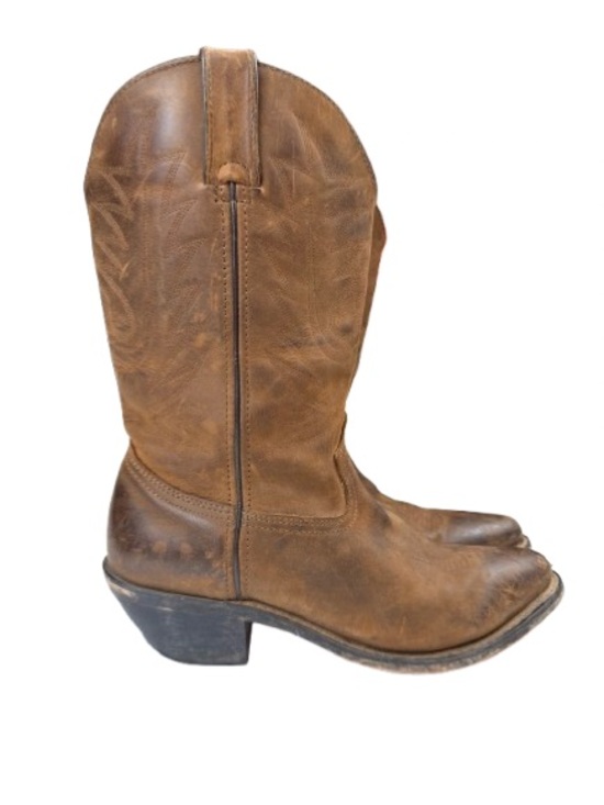 Durango Shoes - Durango RD4112 Western Cowboy Boots W 9M Tan Leather Snip Toe Coastal Cowgirl